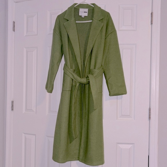 Chartreuse Green Coat - Picture 2 of 5
